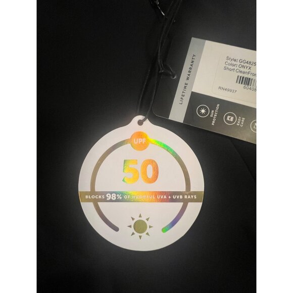 Womens Onyx Short Cleanfront Piecedbk Waist UPF 50 Size 4 - Picture 6 of 9